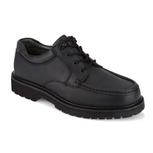 DOCKERS Mens Glacier Synthetic Leather Rugged Casual Oxford Shoe, Black, 9 W
