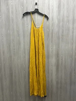 Dress Casual Maxi By Mustard Seed In Gold, Size: M