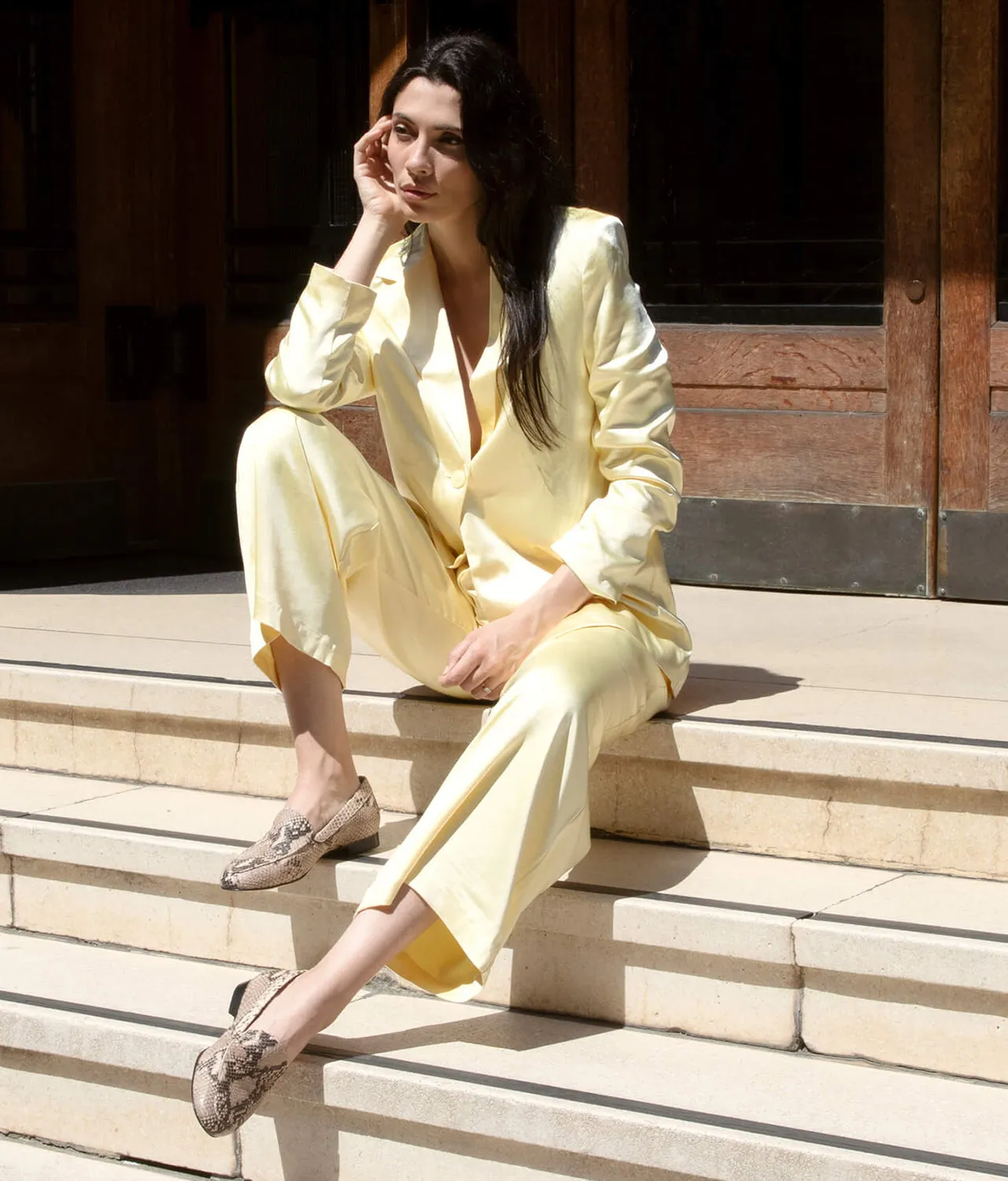 ELAN BEIGE SNAKE