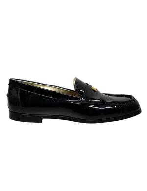 Elvire loafer in black patent leather