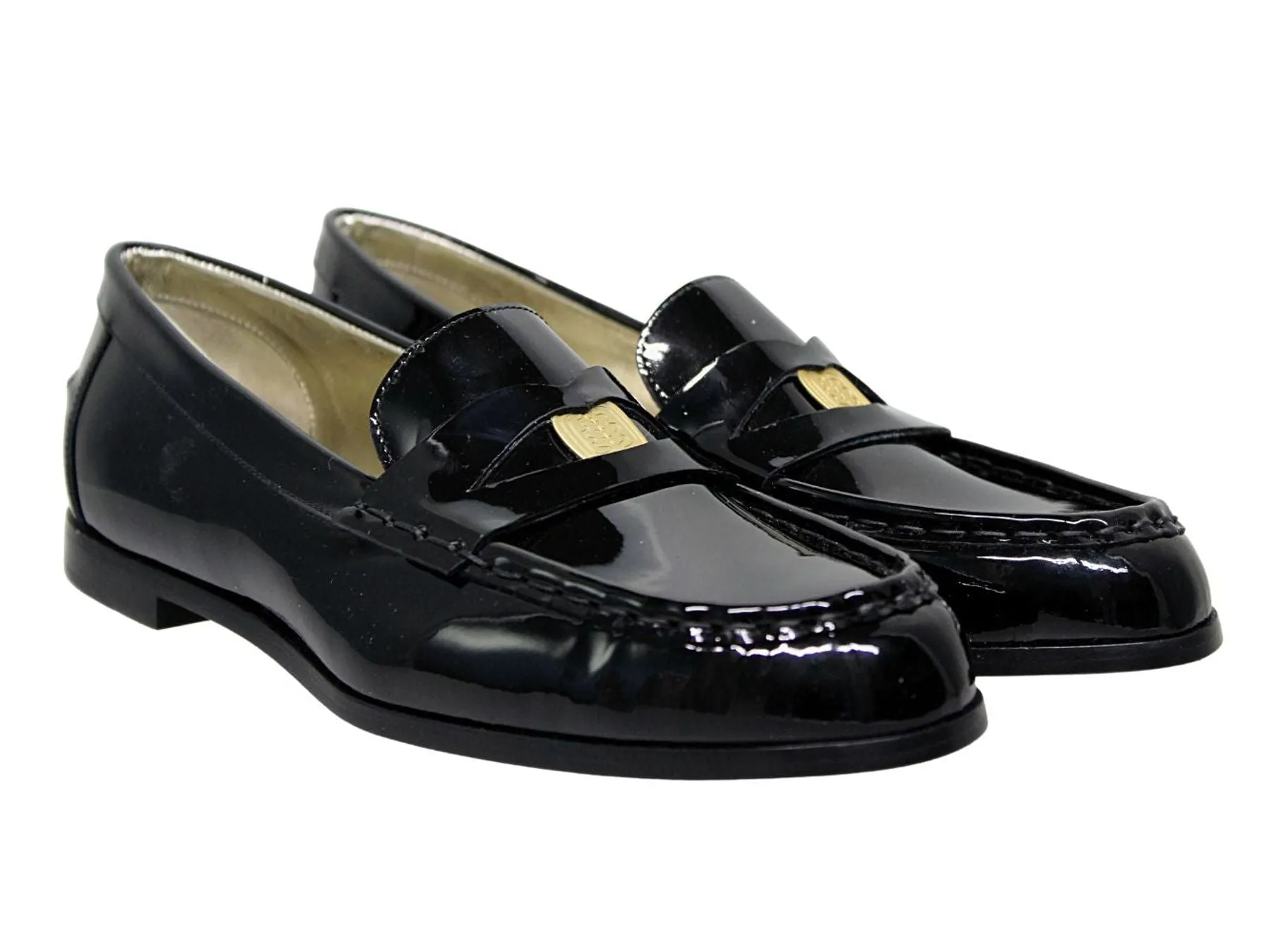 Elvire loafer in black patent leather