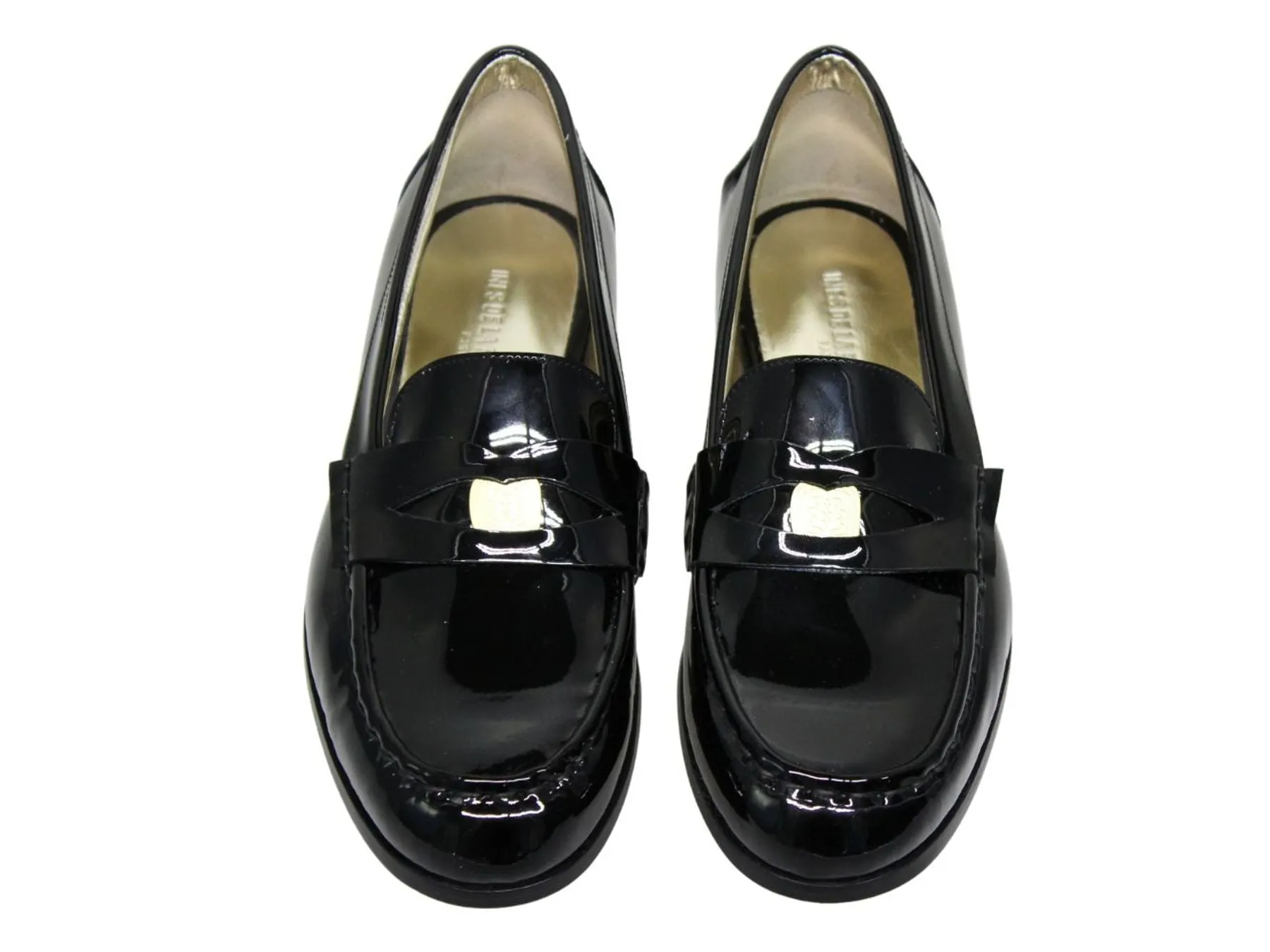 Elvire loafer in black patent leather