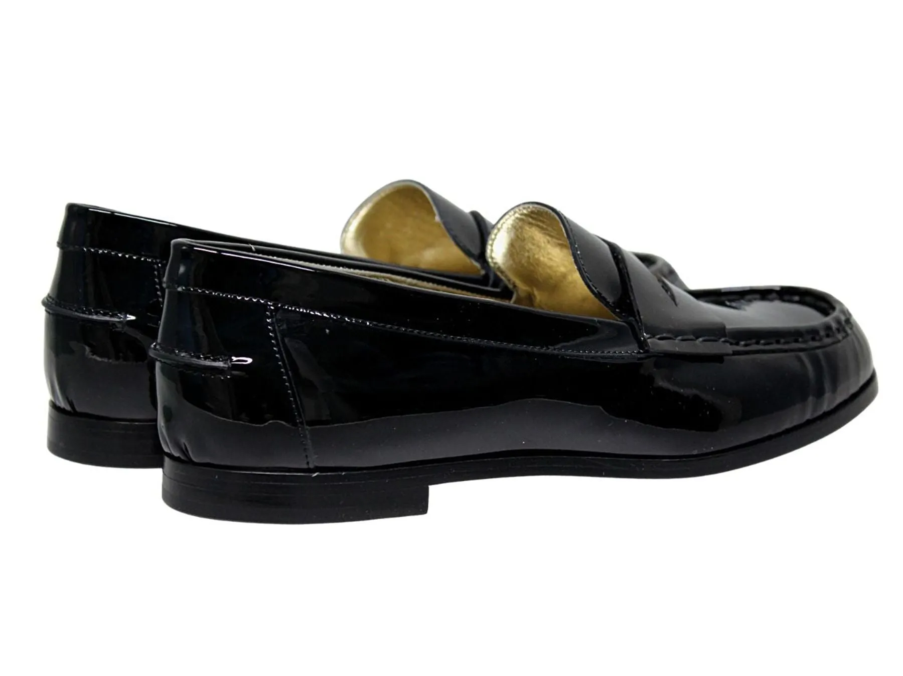 Elvire loafer in black patent leather