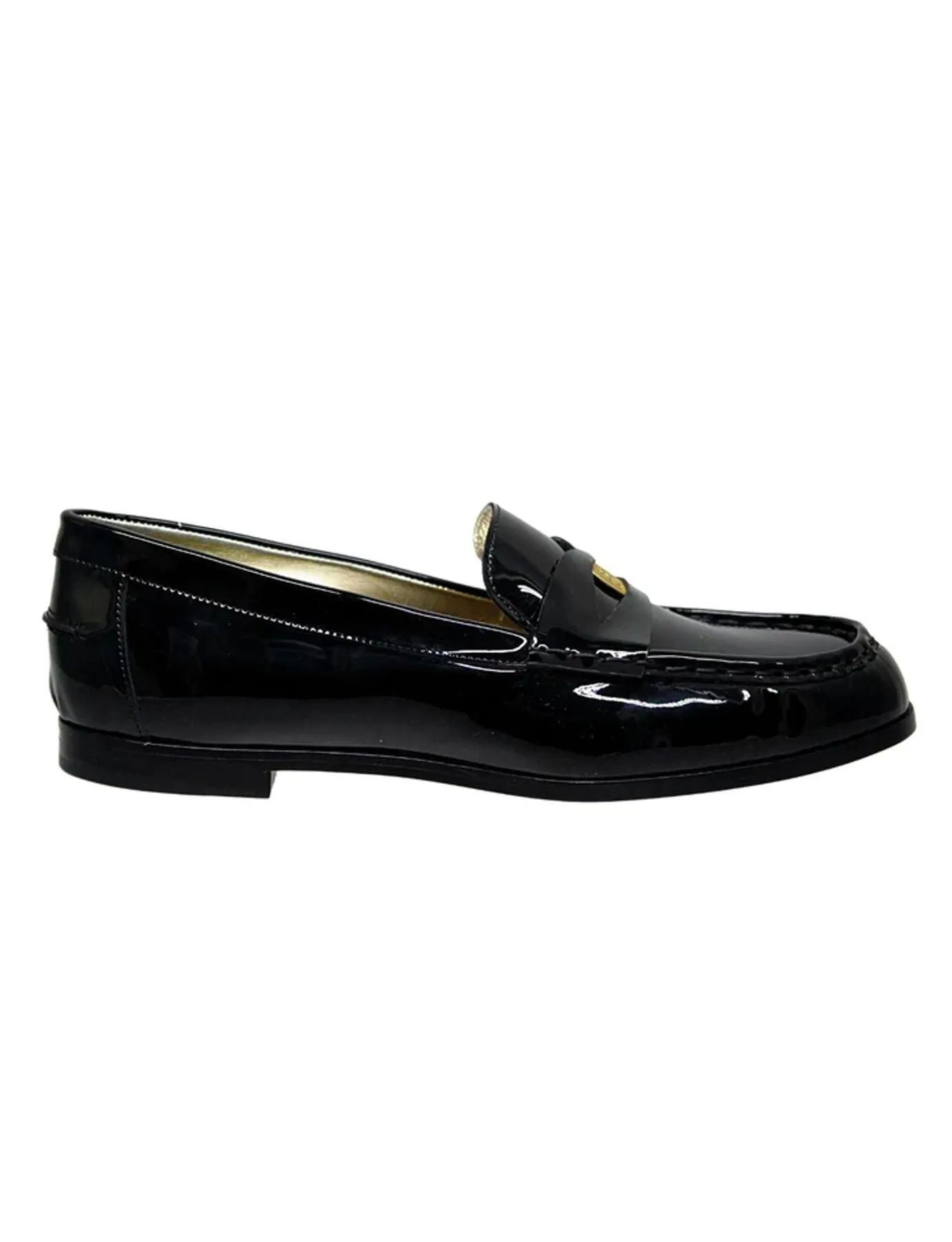 Elvire loafer in black patent leather