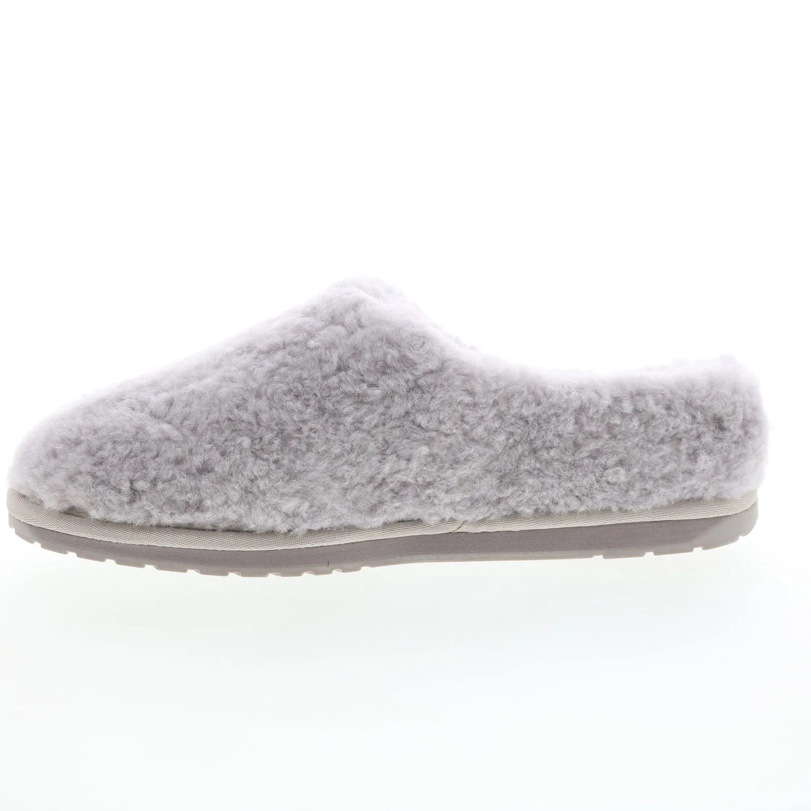 Emu Australia Joy Teddy W12583 Womens Gray Synthetic Clogs Slippers Shoes