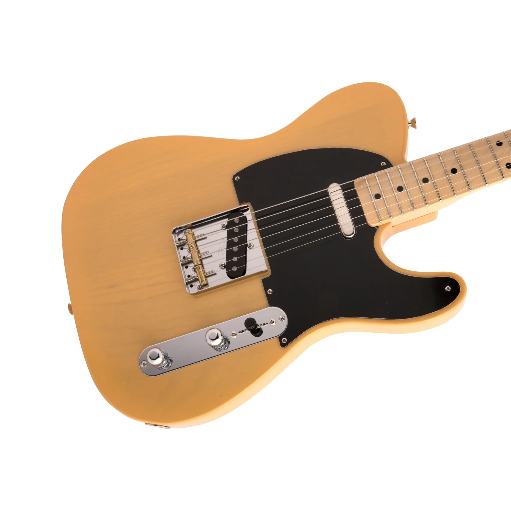 Fender Japan Heritage 50s Telecaster Electric Guitar, Maple FB, Butterscotch Blonde