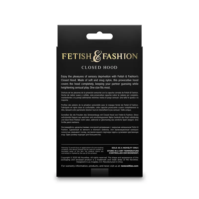 Fetish & Fashion - Closed Hood - White