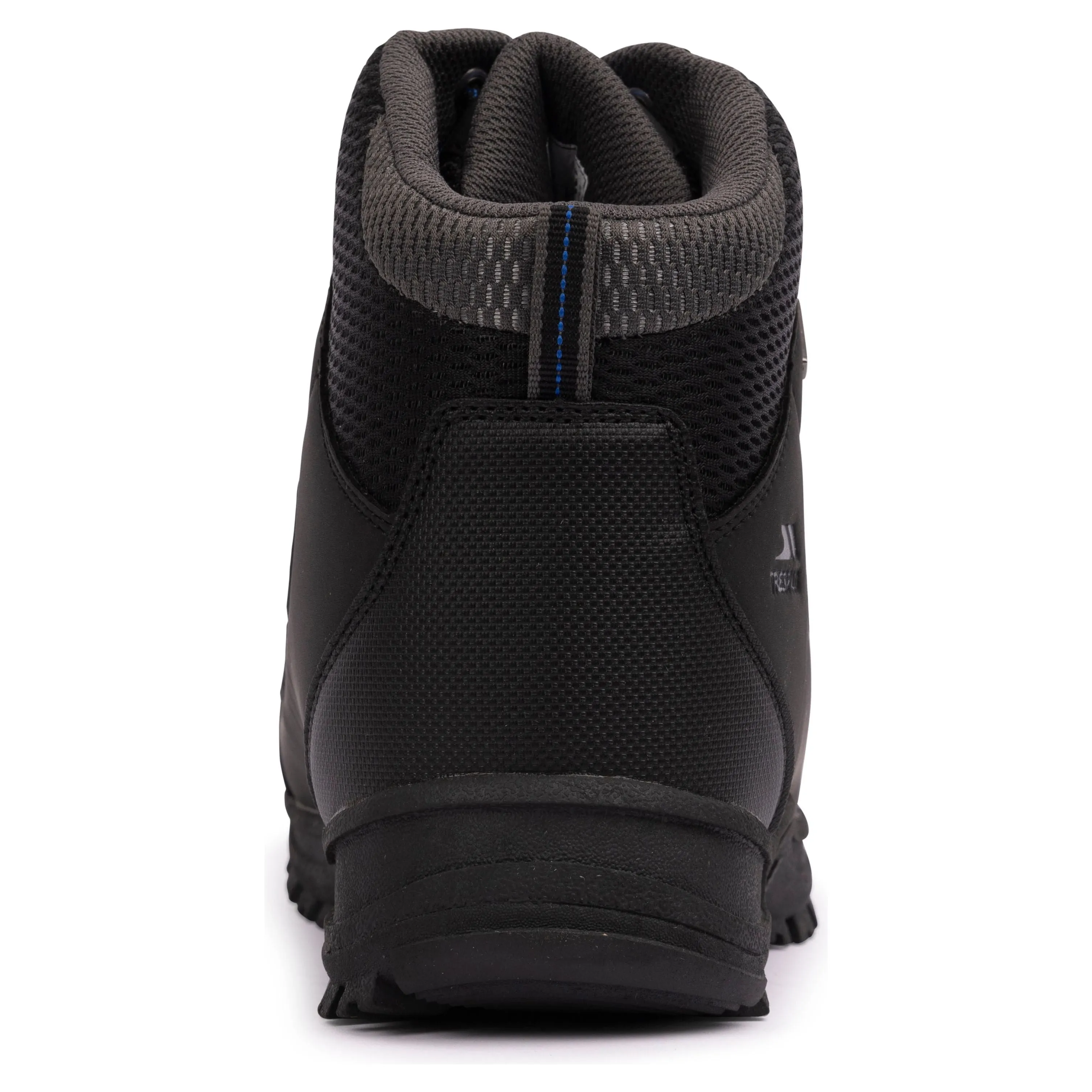 Finley Mens Waterproof Walking Boots in Black Blue