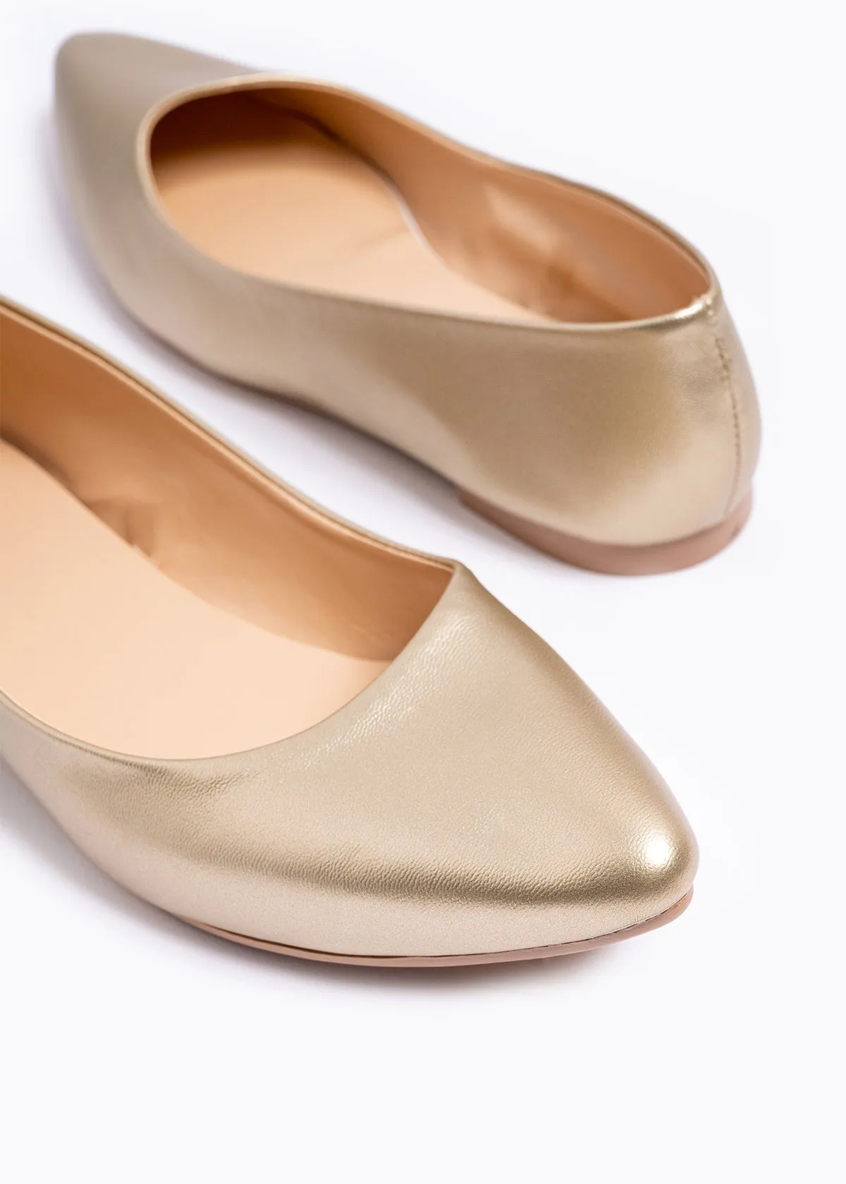 Flat Efecto Piel Puntal Lisa