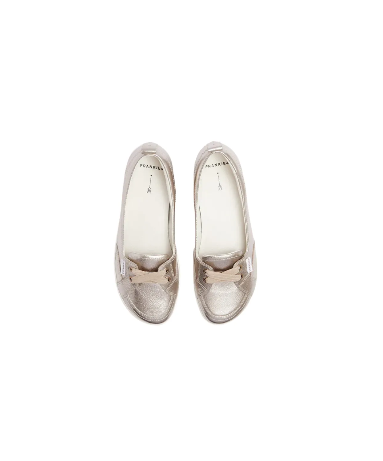 Frankie4 Sophie IV Champagne Tumbled Flats