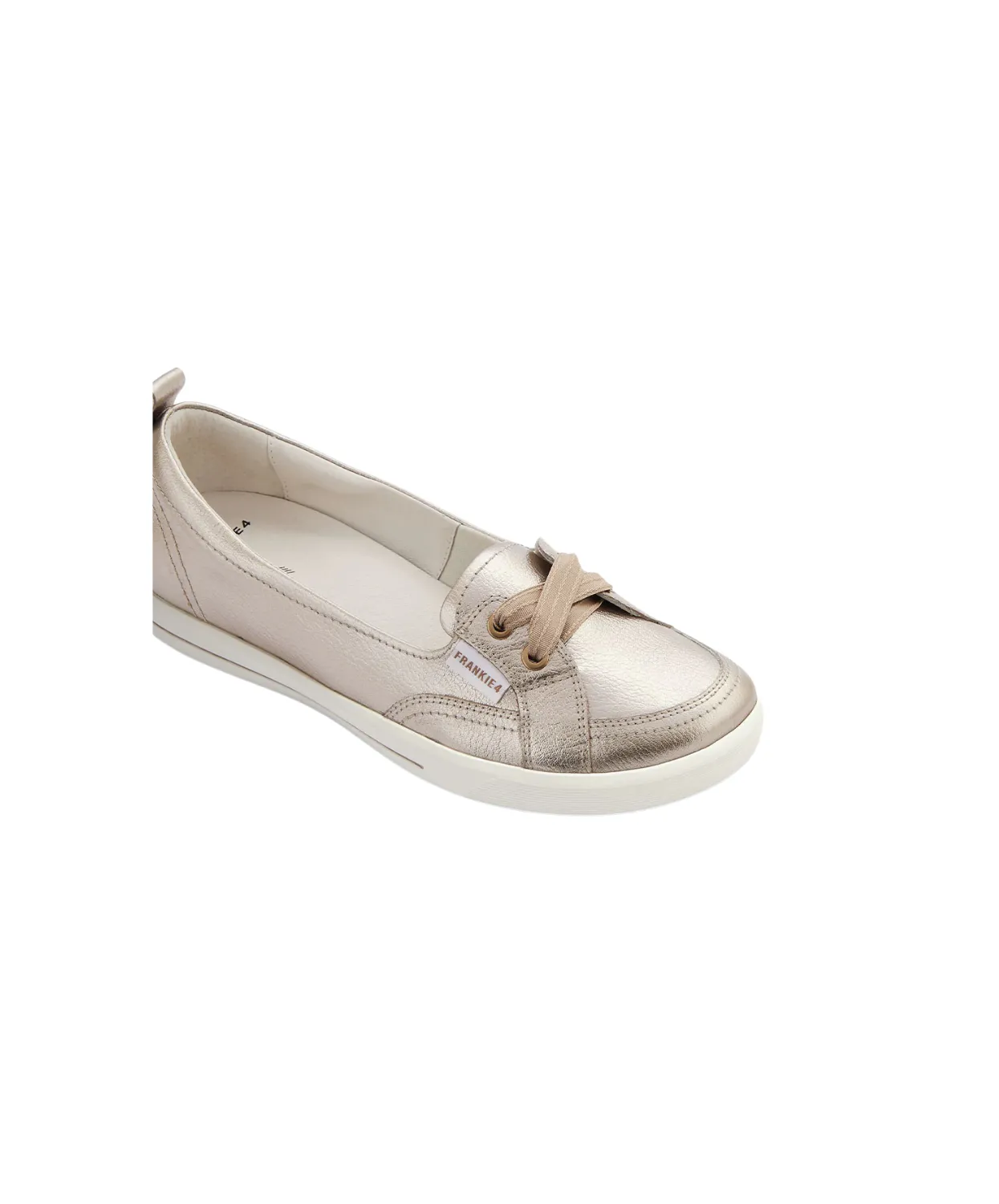 Frankie4 Sophie IV Champagne Tumbled Flats