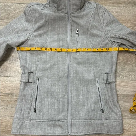 Free Country Women's Soft Shell Light Gray Jacket Size Medium