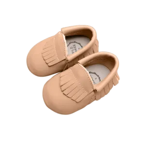 Frill Moccasins - Beige