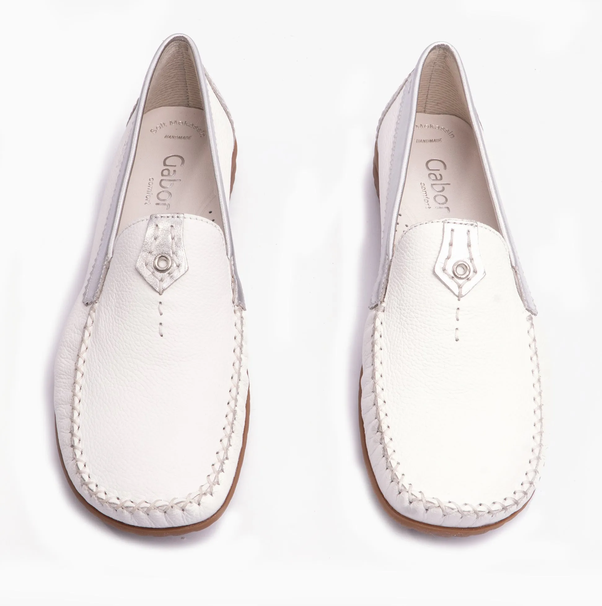 Gabor CALIFORNIA Womens Moccassin White