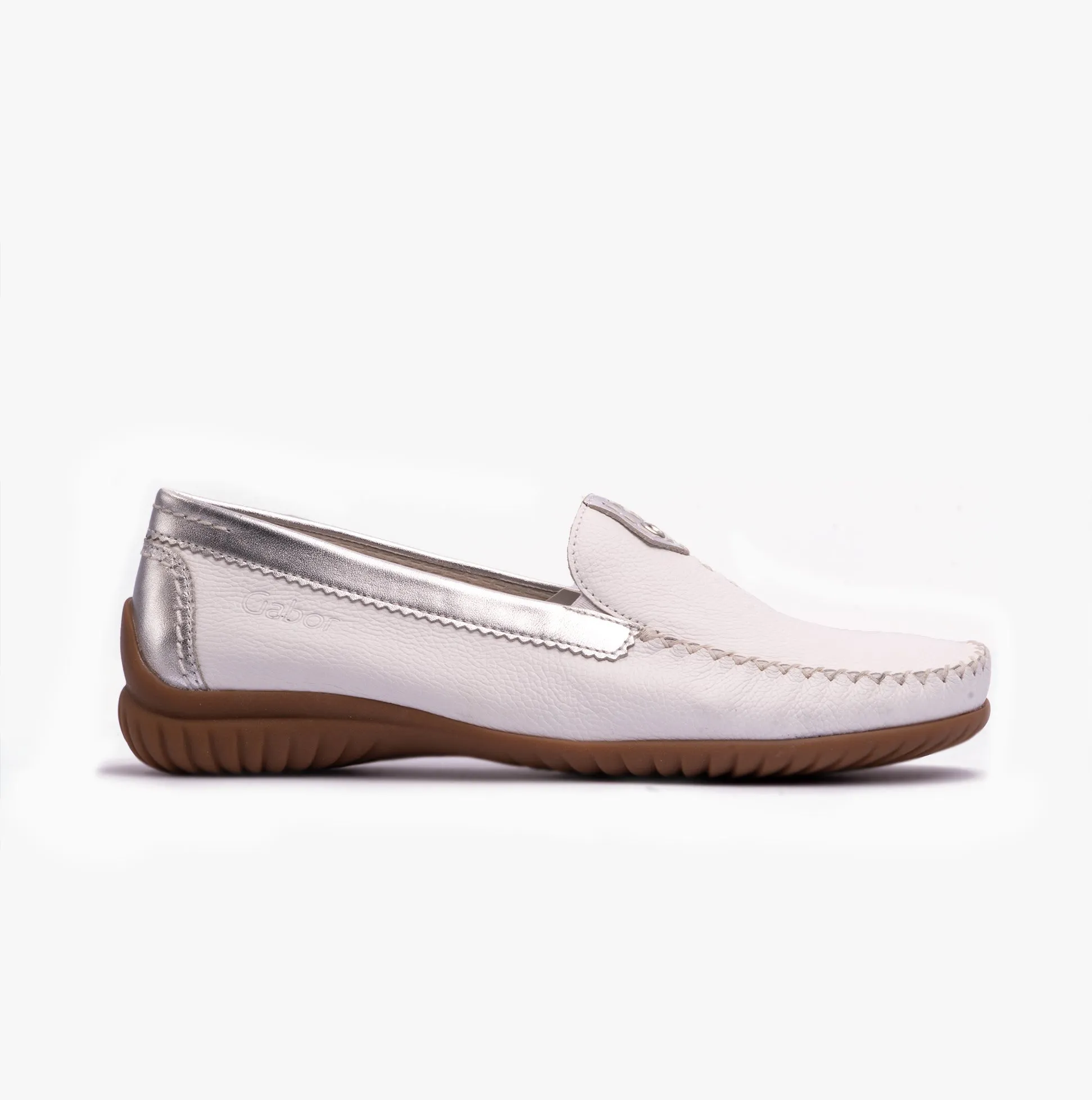 Gabor CALIFORNIA Womens Moccassin White
