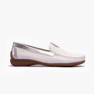 Gabor CALIFORNIA Womens Moccassin White