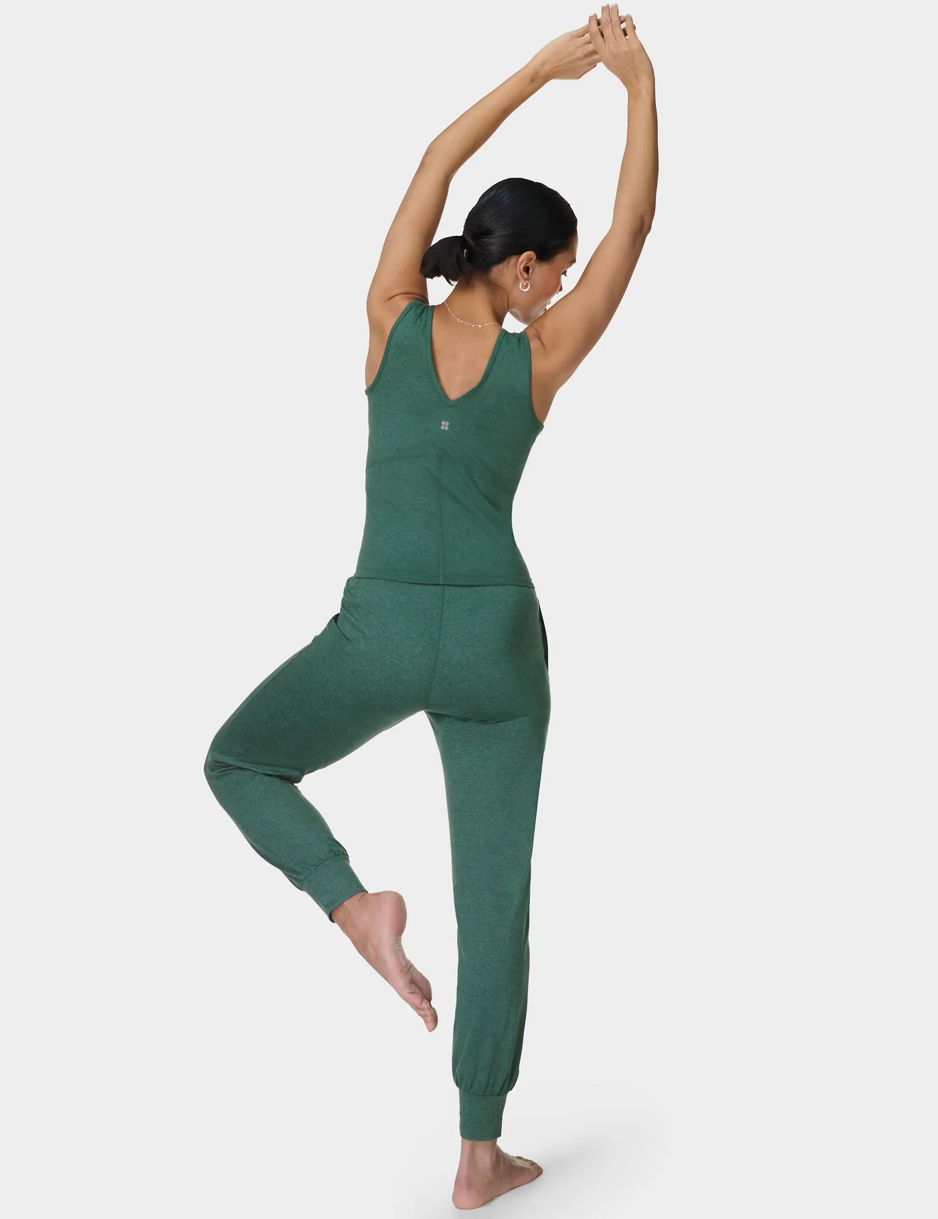 Gaia 29" Performance Yoga Pants - Glade Green Marl