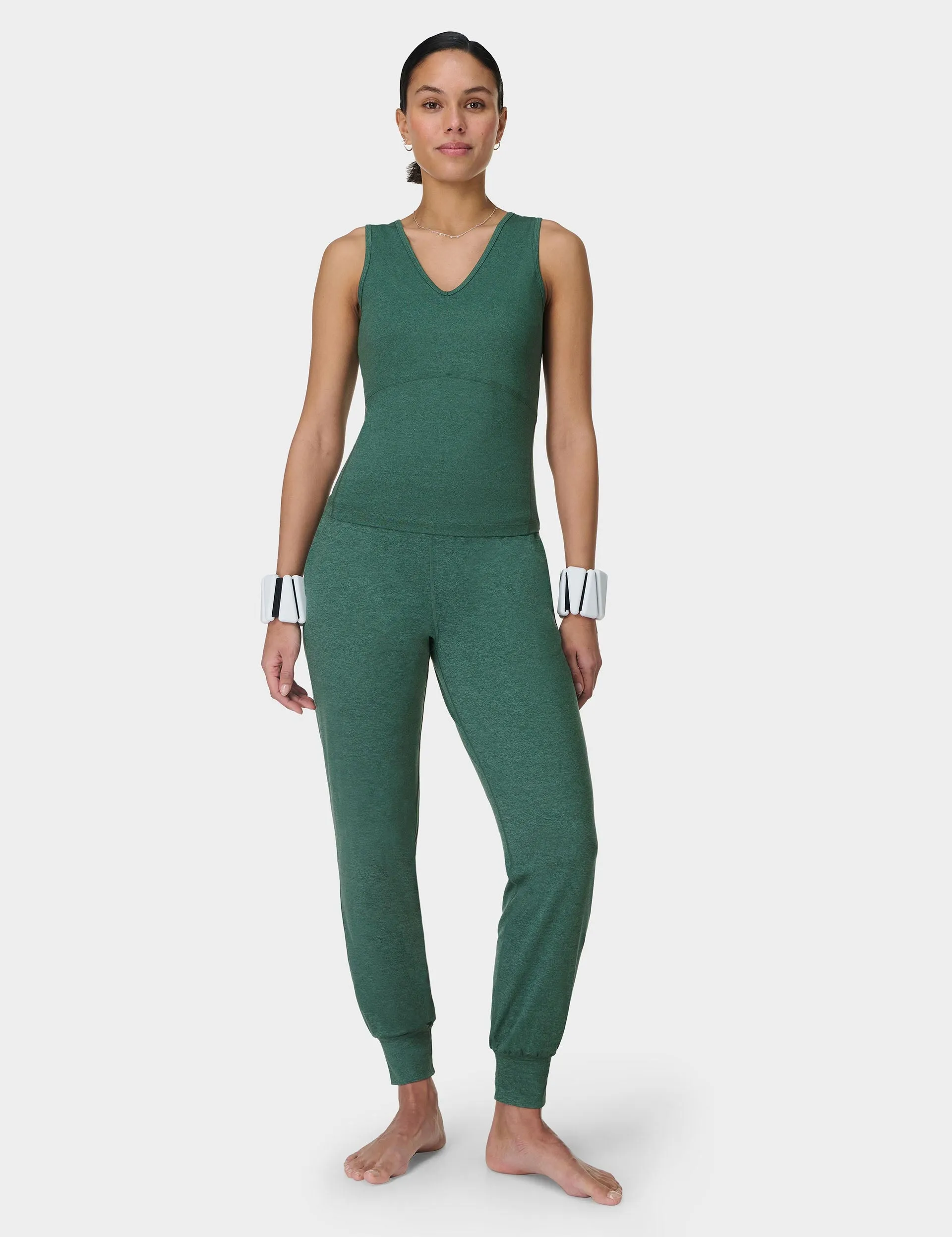 Gaia 29" Performance Yoga Pants - Glade Green Marl