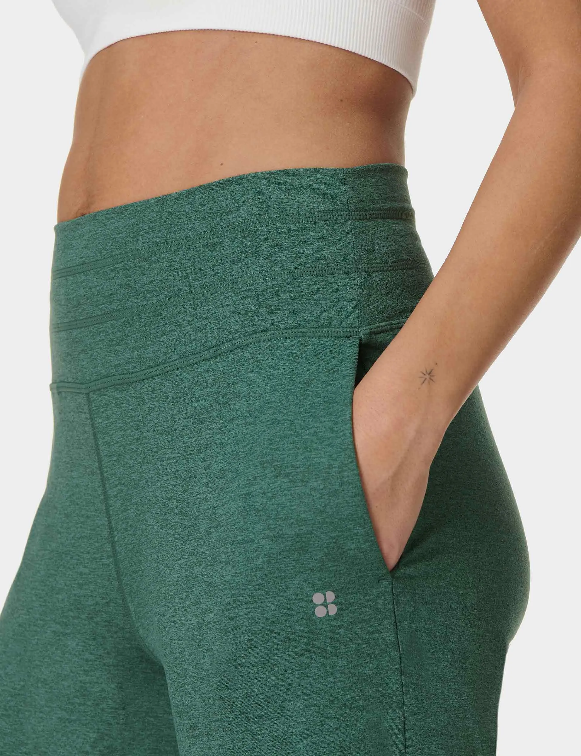 Gaia 29" Performance Yoga Pants - Glade Green Marl