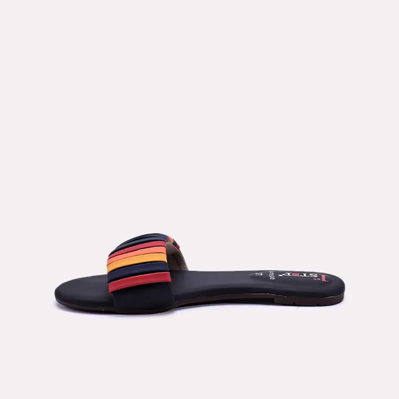Gleam Black Casual Flats 0411500