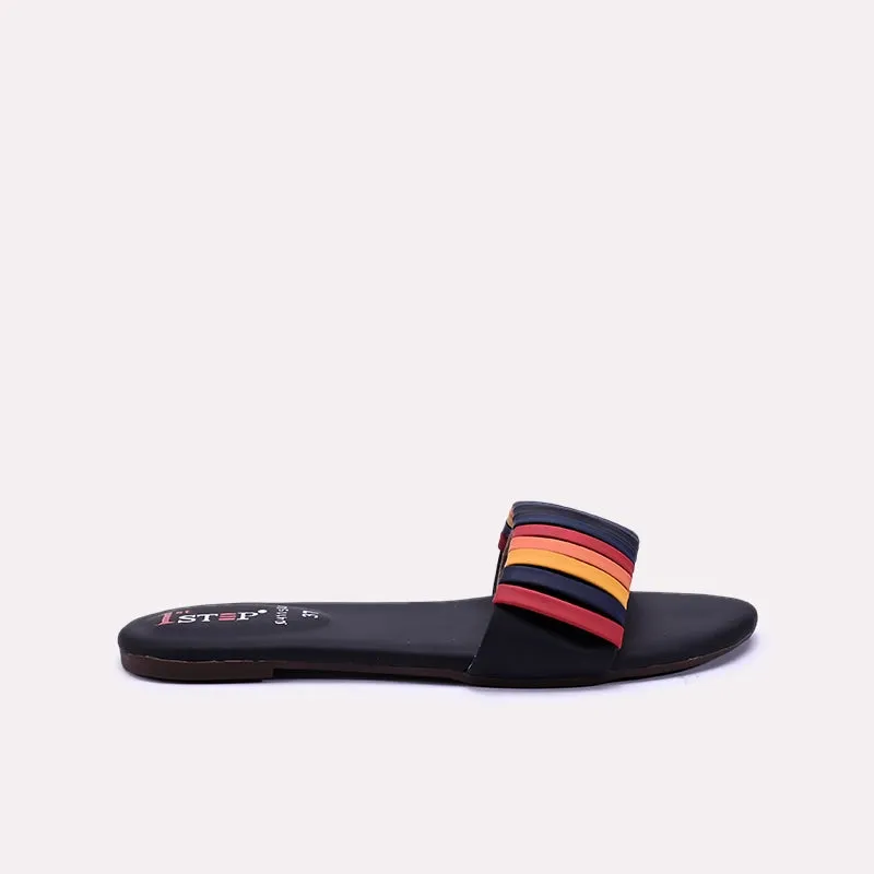 Gleam Black Casual Flats 0411500