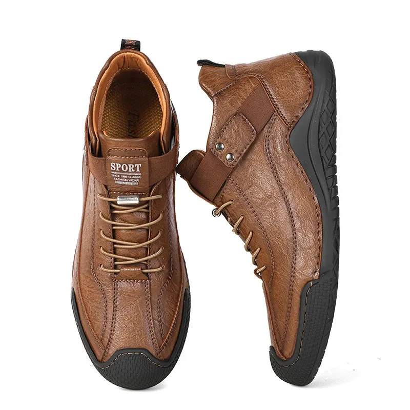Handmade Leather Shoes Men Casual Sneakers Driving Shoe LeatherMen Shoes Hot Sale Moccasins Tooling Shoe Footwear