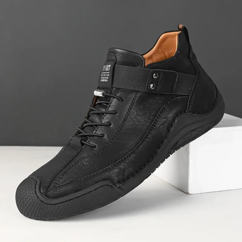 Handmade Leather Shoes Men Casual Sneakers Driving Shoe LeatherMen Shoes Hot Sale Moccasins Tooling Shoe Footwear