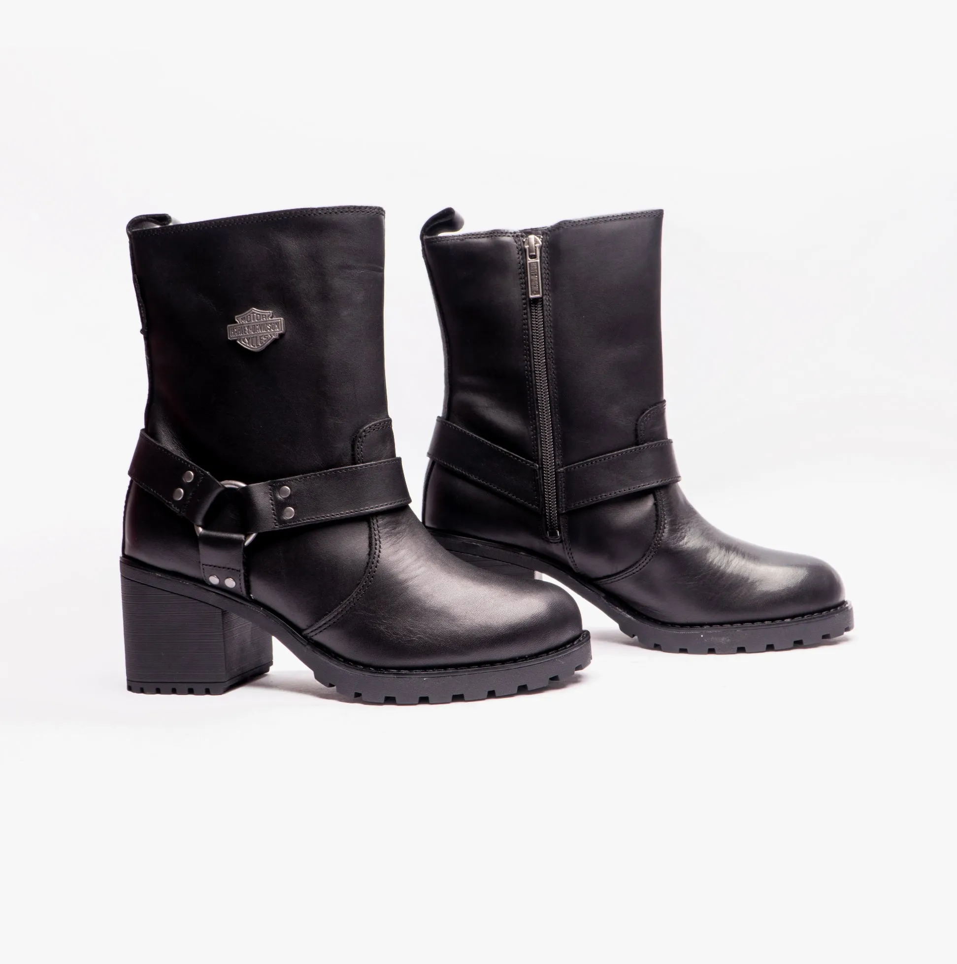 Harley Davidson RR-HOWELL Womens Short Boots Black