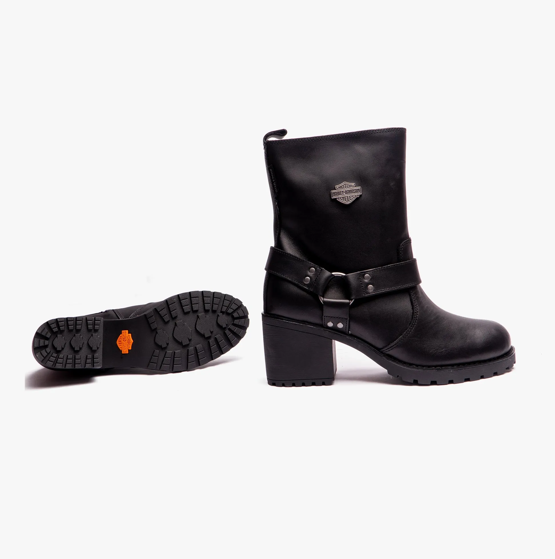 Harley Davidson RR-HOWELL Womens Short Boots Black