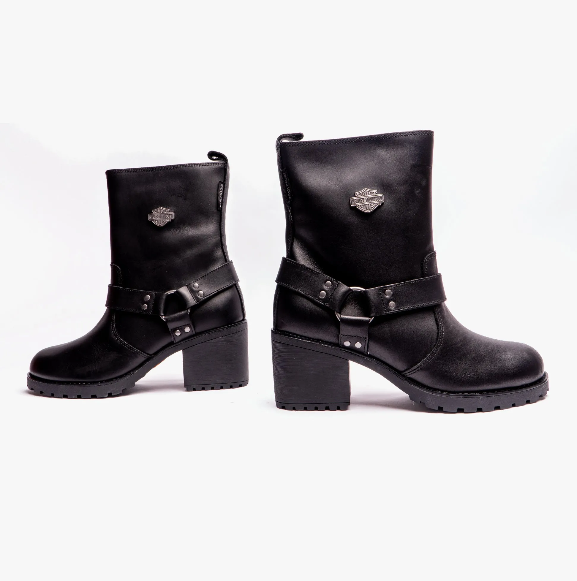 Harley Davidson RR-HOWELL Womens Short Boots Black