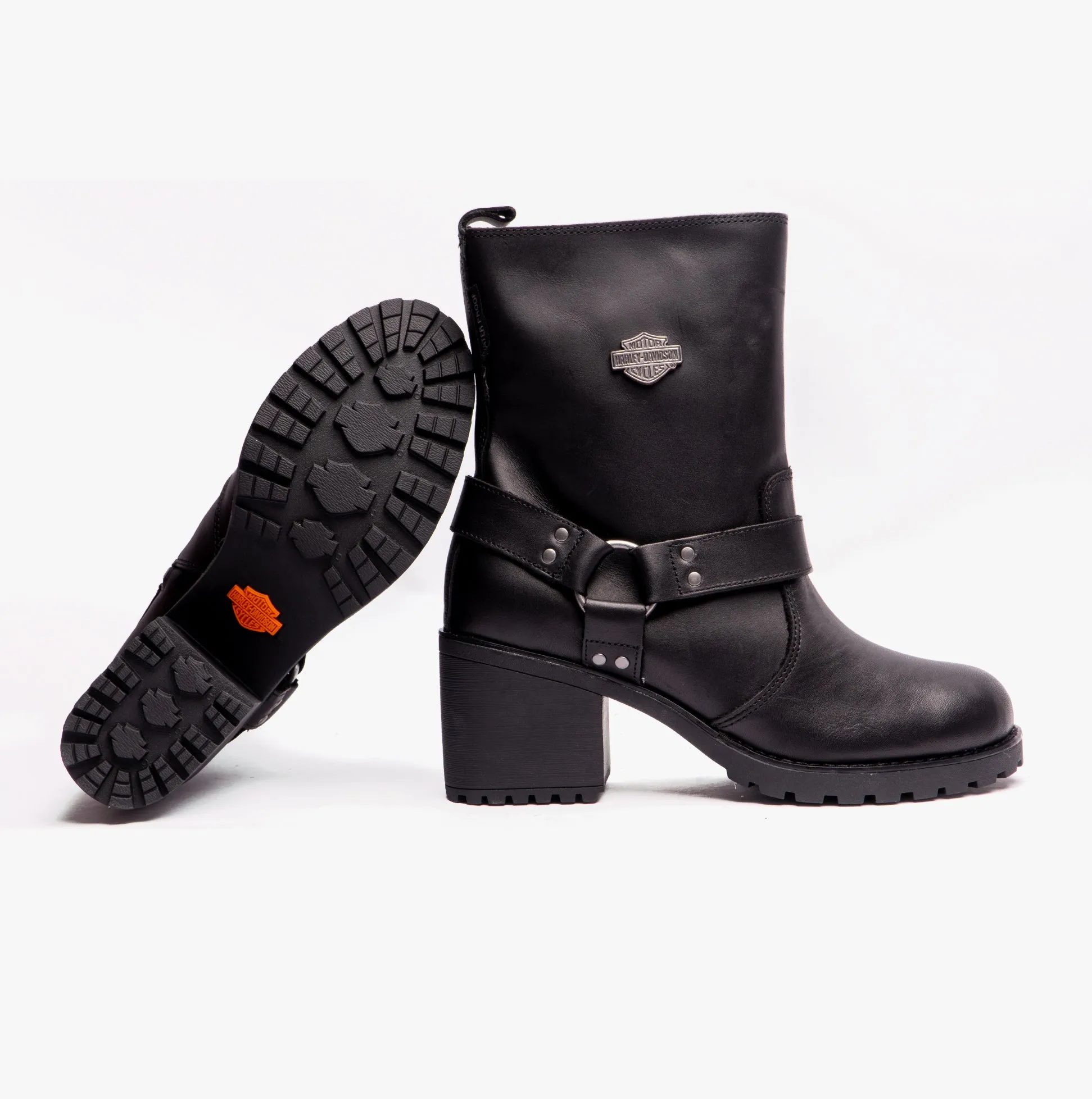 Harley Davidson RR-HOWELL Womens Short Boots Black