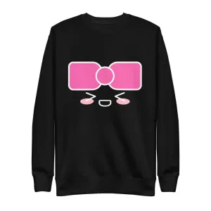 hyunee face crewneck (white)