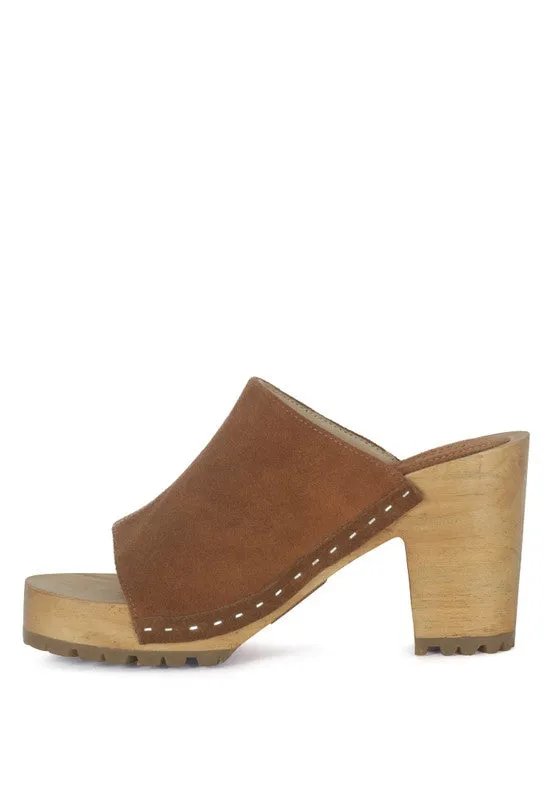 Jarrah Suede Women's Slide Clogs