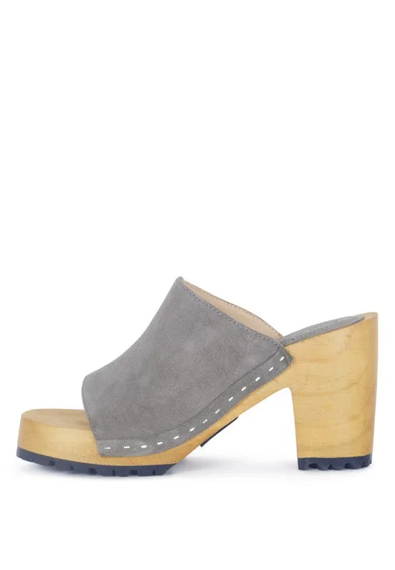 Jarrah Suede Women's Slide Clogs