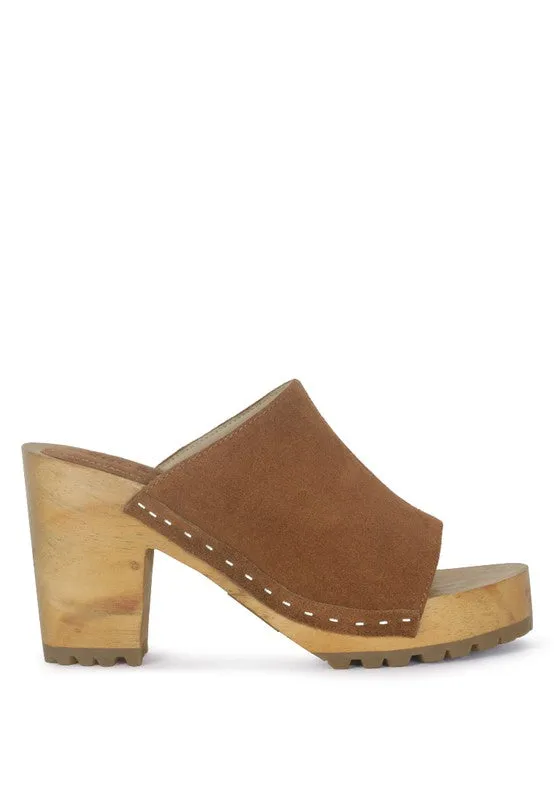 Jarrah Suede Women's Slide Clogs