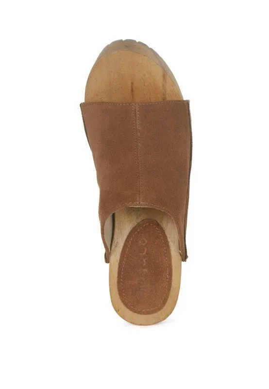 Jarrah Suede Women's Slide Clogs