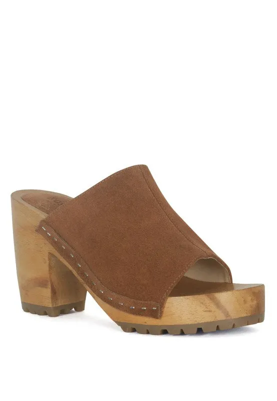 Jarrah Suede Women's Slide Clogs