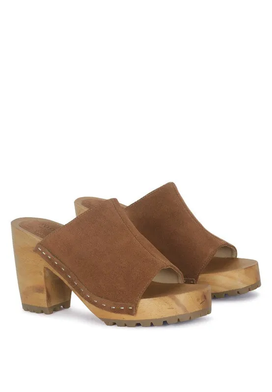 Jarrah Suede Women's Slide Clogs