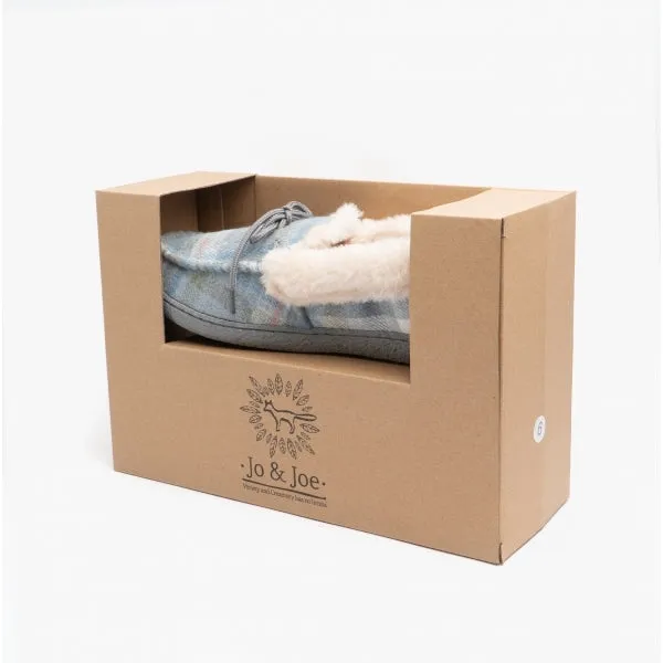 Jo & Joe PEMBROKE Womens Moccasin Slippers Slate