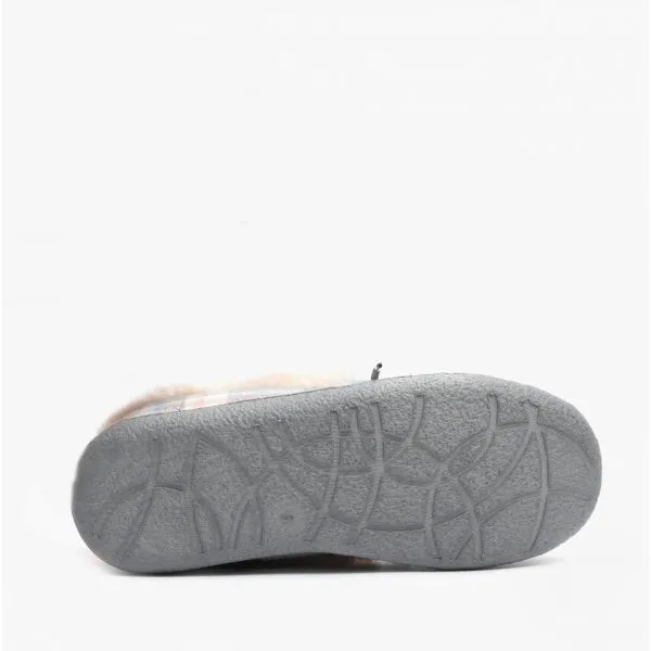 Jo & Joe PEMBROKE Womens Moccasin Slippers Slate
