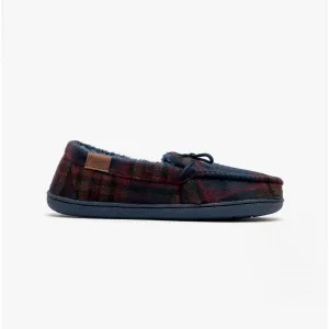 Jo & Joe ST AUBIN Mens Moccasin Slippers Navy