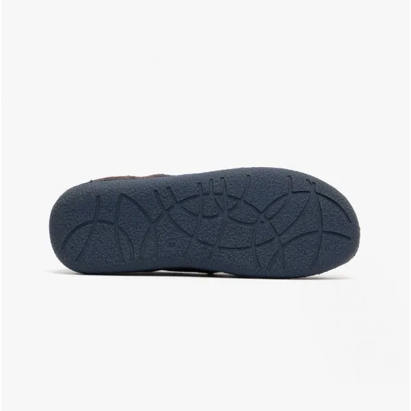 Jo & Joe ST AUBIN Mens Moccasin Slippers Navy