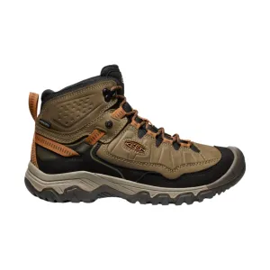 KEEN Men's Targhee IV Waterproof Hiking Boots - Sea Turtle/Roasted Pecan