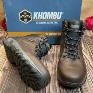 Khombu Brown Lincoln Hiking Boots 11M