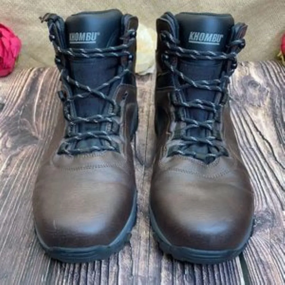 Khombu Brown Lincoln Hiking Boots 11M