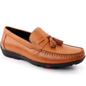 Men "NOLL" Tassel Slip On Moc Toe Casual Moccasin Shoes