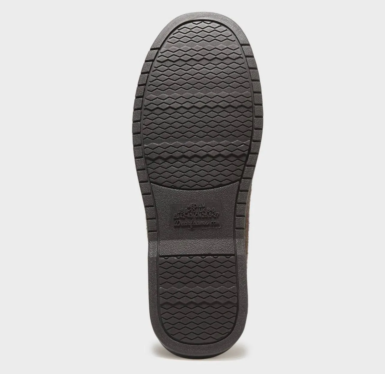 Men's Brown Jacoby Moccasin Slippers - dluxe by dearfoams