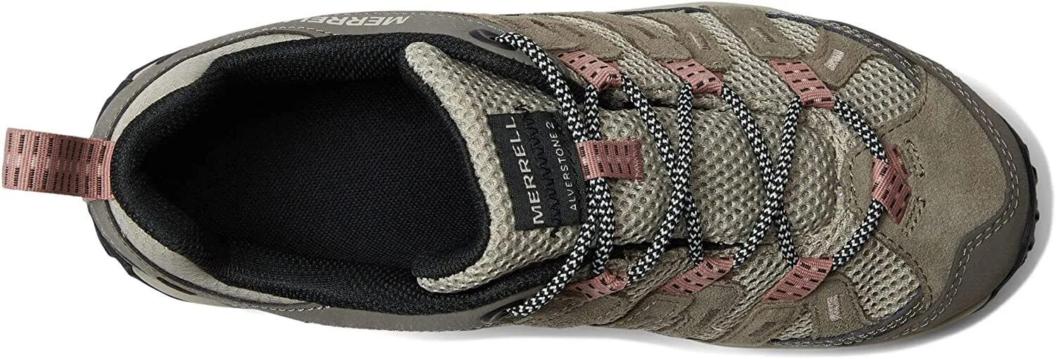 Merrell Women's Alverstone 2 Hiking Shoes Aluminum Leather J037058