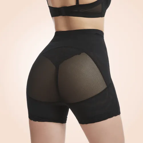 Mesh Booty High Waist Tightening Underwear Shapewear Shorts