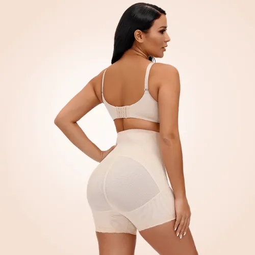 Mesh Booty High Waist Tightening Underwear Shapewear Shorts